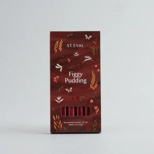 St Eval Figgy Pudding Mini Fragranced Christmas Candles