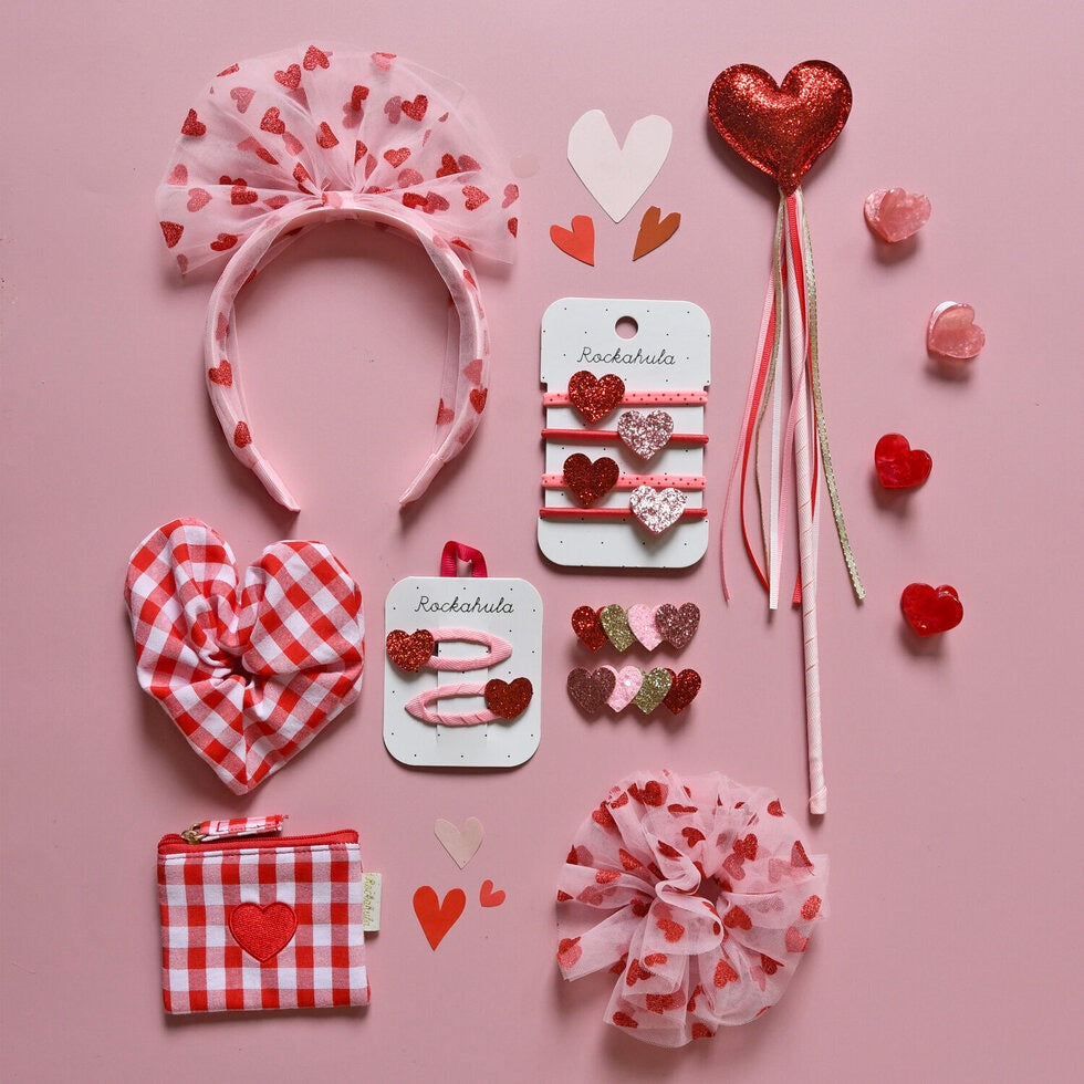 Sweet Hearts Tulle Headband