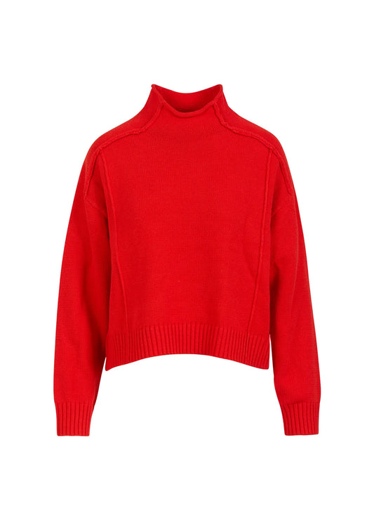 CC heart avery turtleneck red