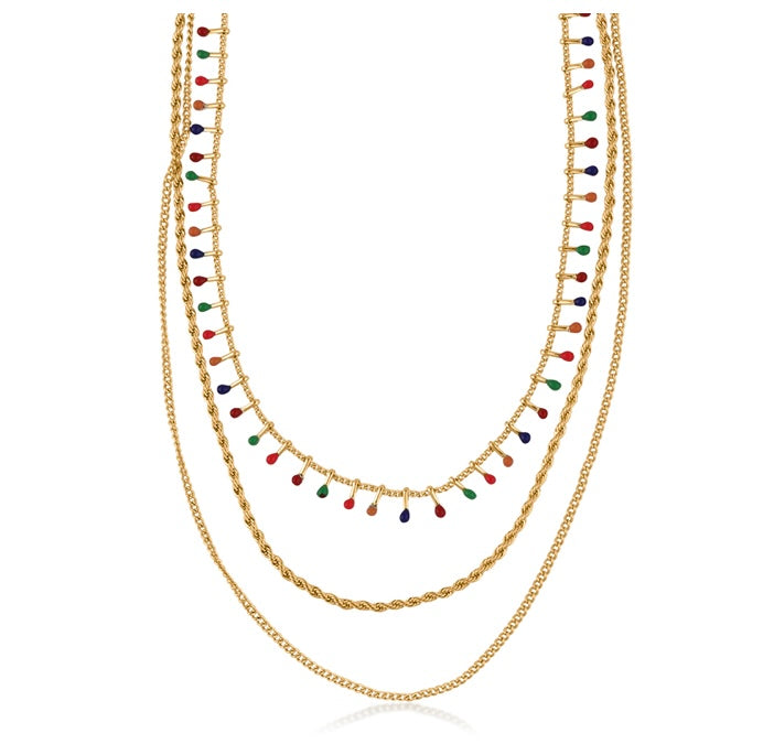 Sierra 3 Layered Necklace