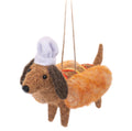 Hot Sausage Dog Felt Decoration