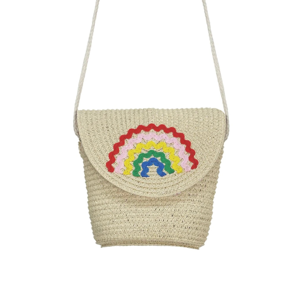 Ric Rac Rainbow Basket Bag