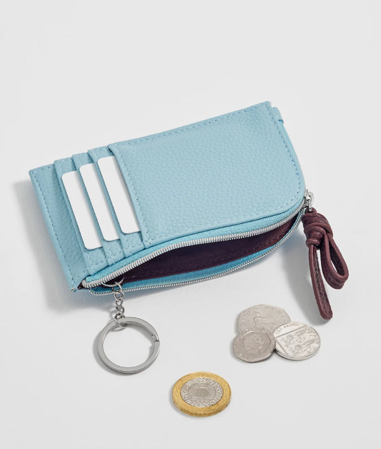 ZIP AROUND BOW CARD PURSE