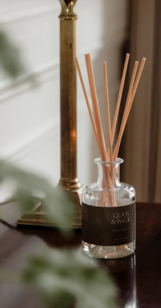 Glass & Wick Nordic Spruce Reed Diffuser