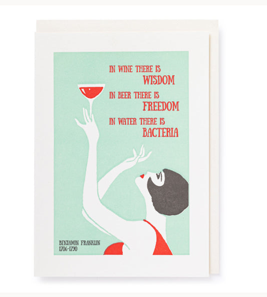 Wine and Wisdom Card