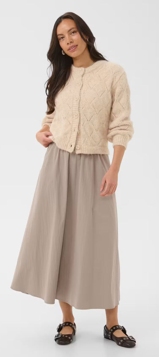 TABBATHASZ CARDIGAN - RUTABAGA MELANGE