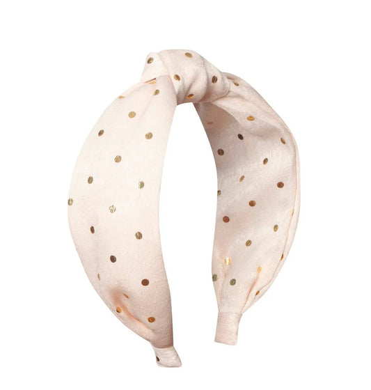 Gold Spotty Headband - Neutral