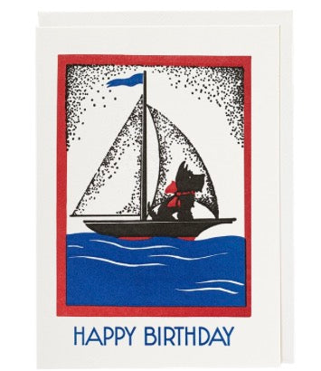 SCOTTIE DOG HAPPY BIRTHDAY CARD