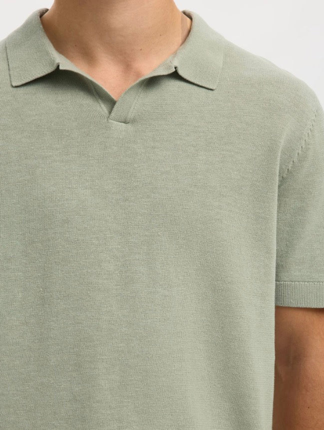 SLHTORINO SS KNIT RELAXED OPEN POLO