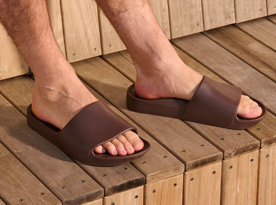 ARCHIES ARCH SUPPORT SLIDES - BROWN