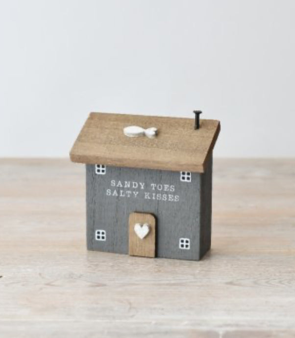 Sandy Toes Wooden House Ornament