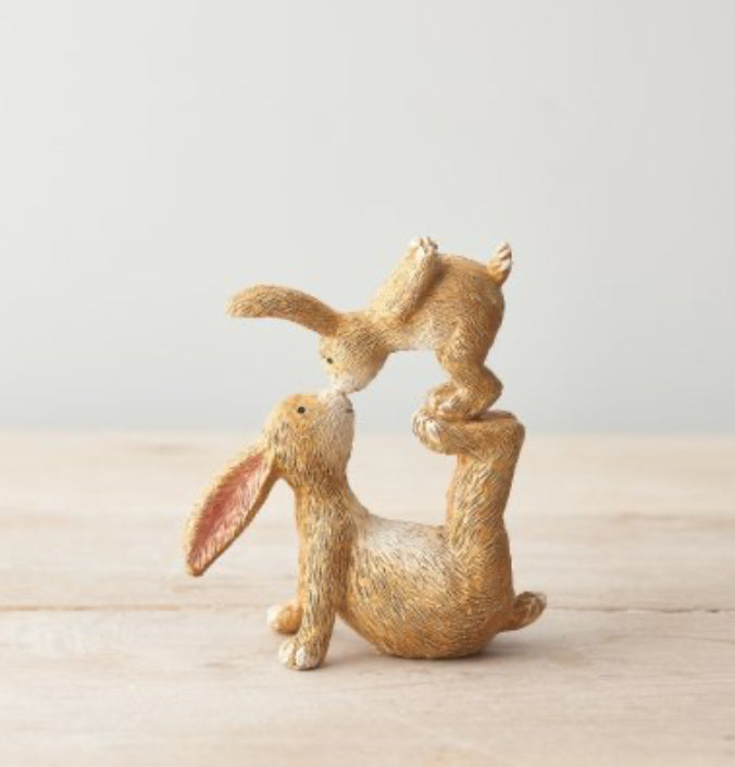 Kissing Bunnies Ornament