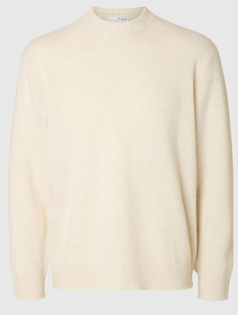 SLHREUBEN LS KNIT RELAXED CREW NECK