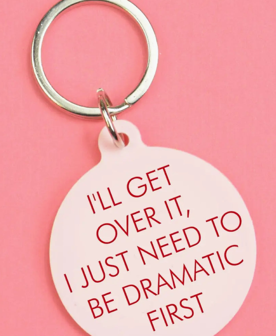 Dramatic Keyring