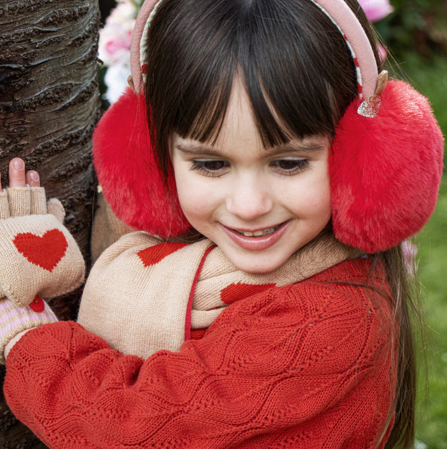 Sweetheart Knitted Gloves