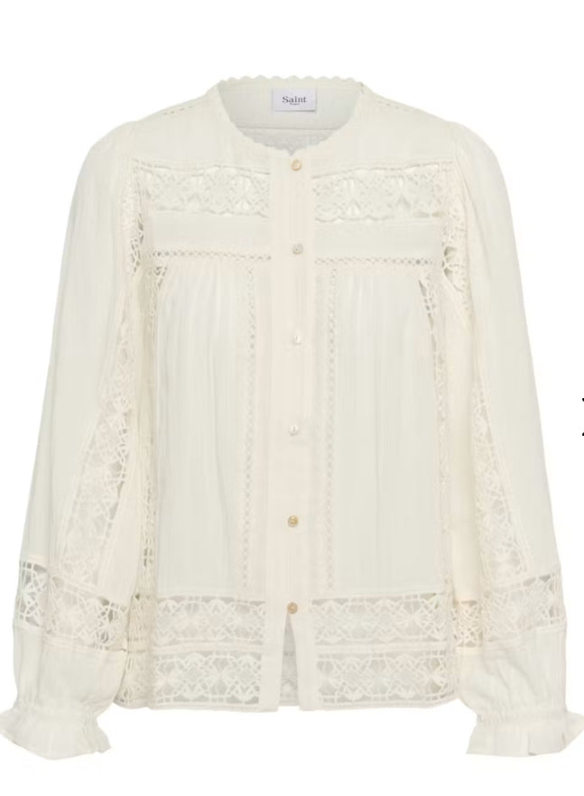 TULLYSZ SHIRT - ICE WHITE