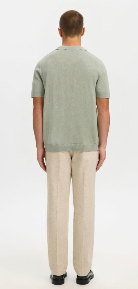 SLHTORINO SS KNIT RELAXED OPEN POLO