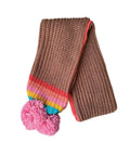 Rainbow Stripe Knitted Scarf