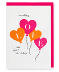 Sending Love Birthday Card