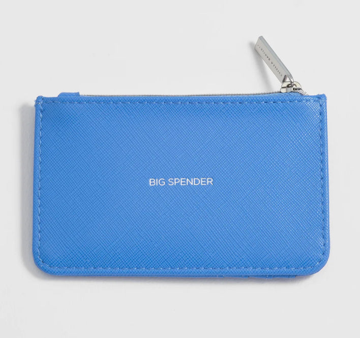 ‘BIG SPENDER’ SKY BLUE CARD/PURSE