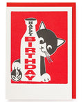 Happy Birthday Cat Card