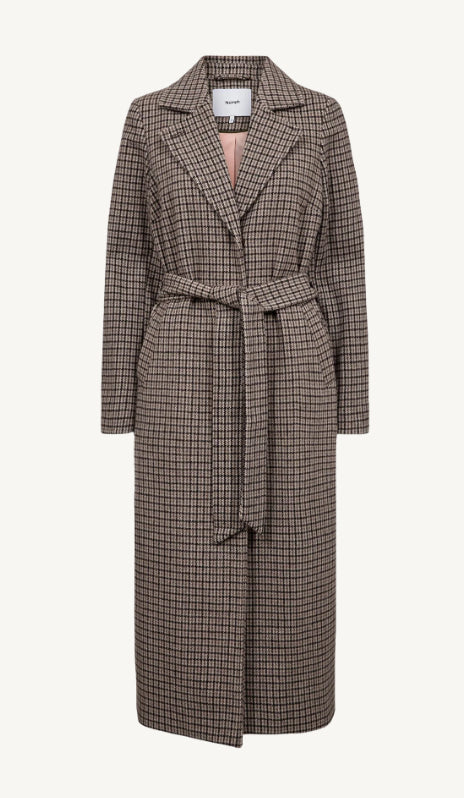 NUELANA COAT - BLACK COFFEE
