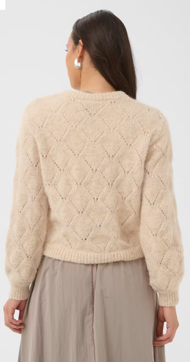 TABBATHASZ CARDIGAN - RUTABAGA MELANGE