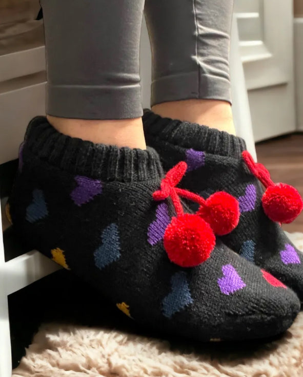Heart Cosy Slippers