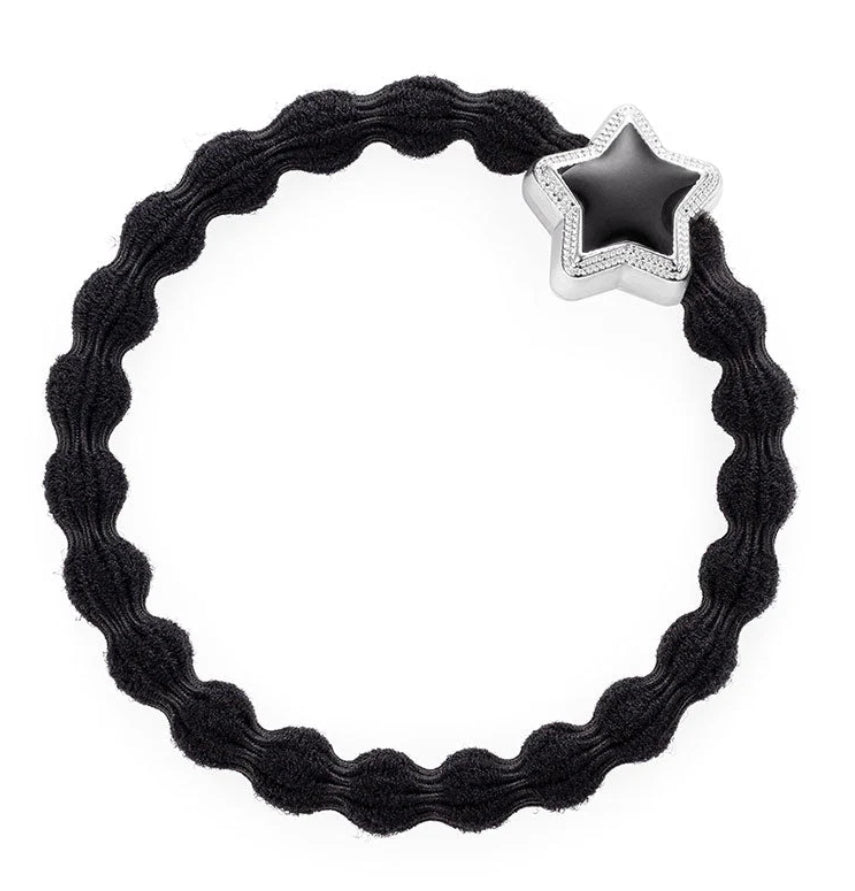 ByEloise Enamel Silver Star - Black