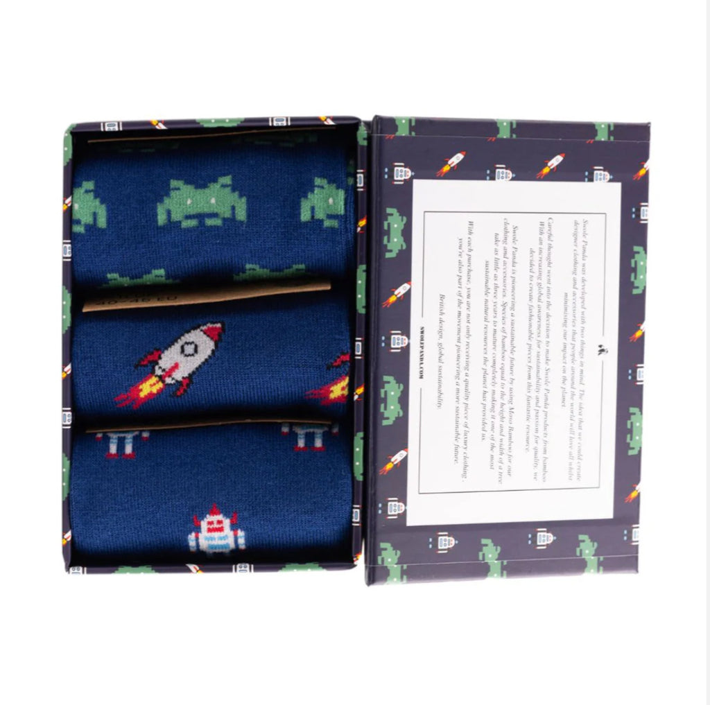 3 Pack Outer Space Sock Box