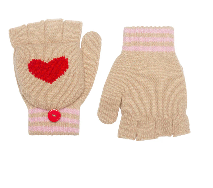 Sweetheart Knitted Gloves