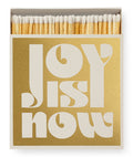Joy is Now Gold Matchbox
