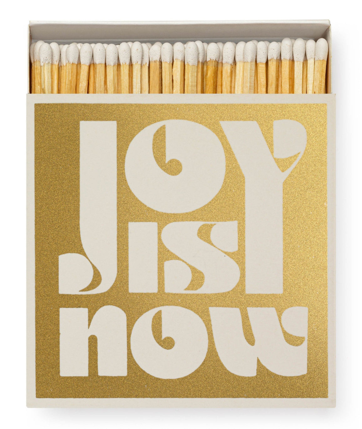 Joy is Now Gold Matchbox
