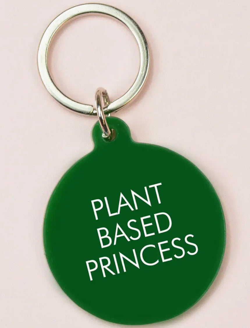 Plant Based Princess Keyring