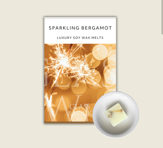 Glass & Wick Sparkling Bergamot Soy Wax Melts