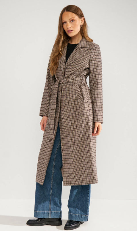 NUELANA COAT - BLACK COFFEE
