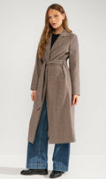 NUELANA COAT - BLACK COFFEE
