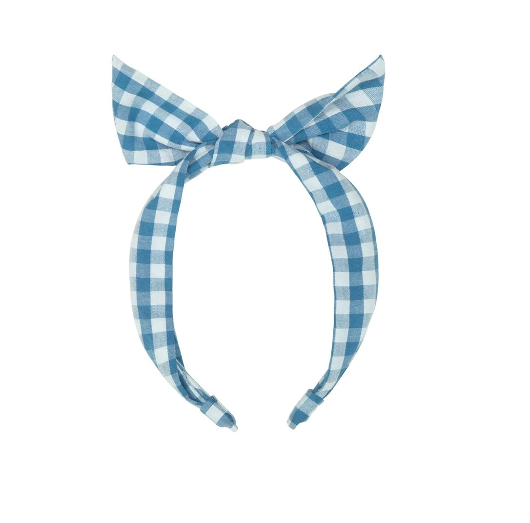 Gingham Picnic Tie Headband