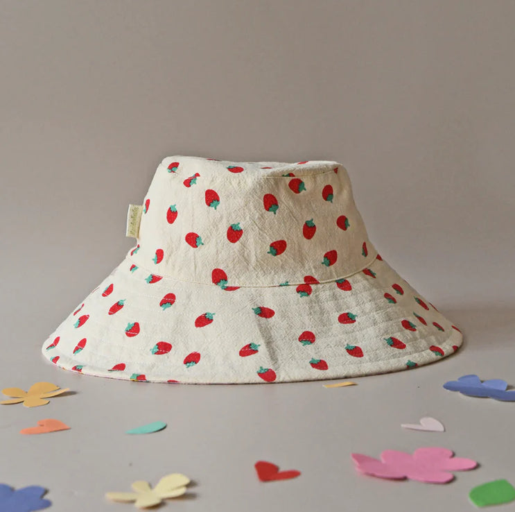 Strawberry Fair Reversible Sun Hat