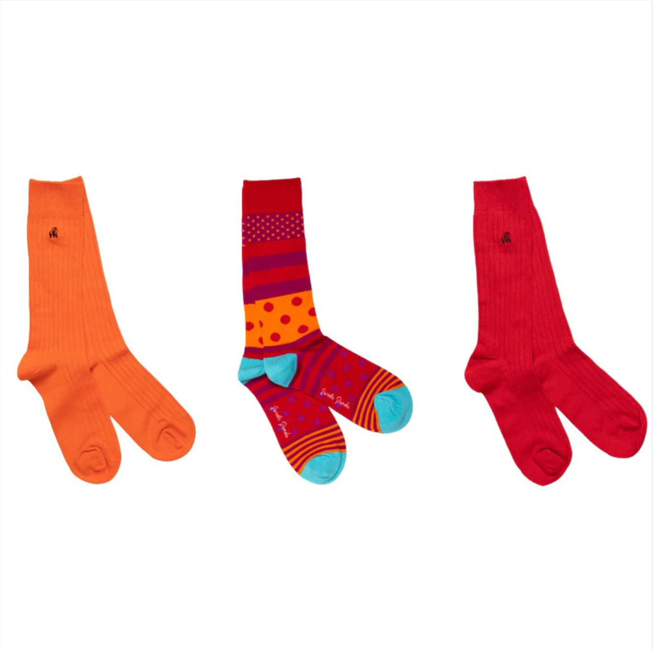 3 Pack Stripe / Spot Sock Box