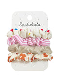 Rainbow Hearts Scrunchie Set