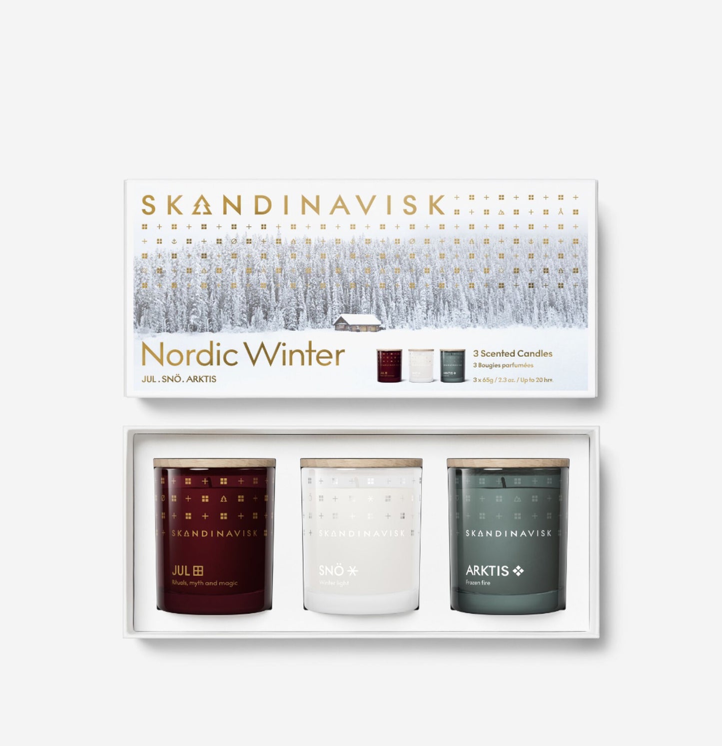 Nordic Winter Candle Gift Set