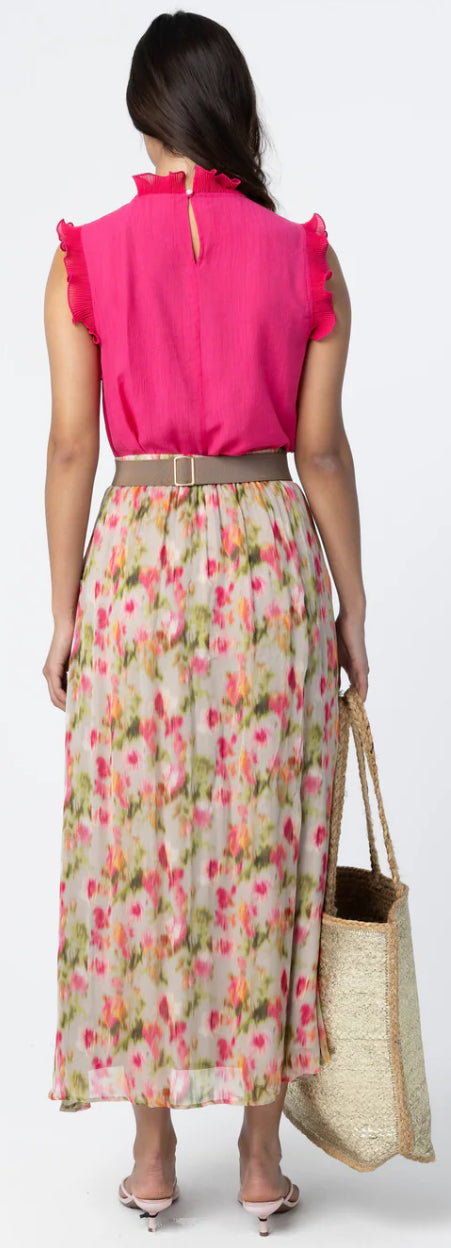 SKIRT IN FLORAL FADE