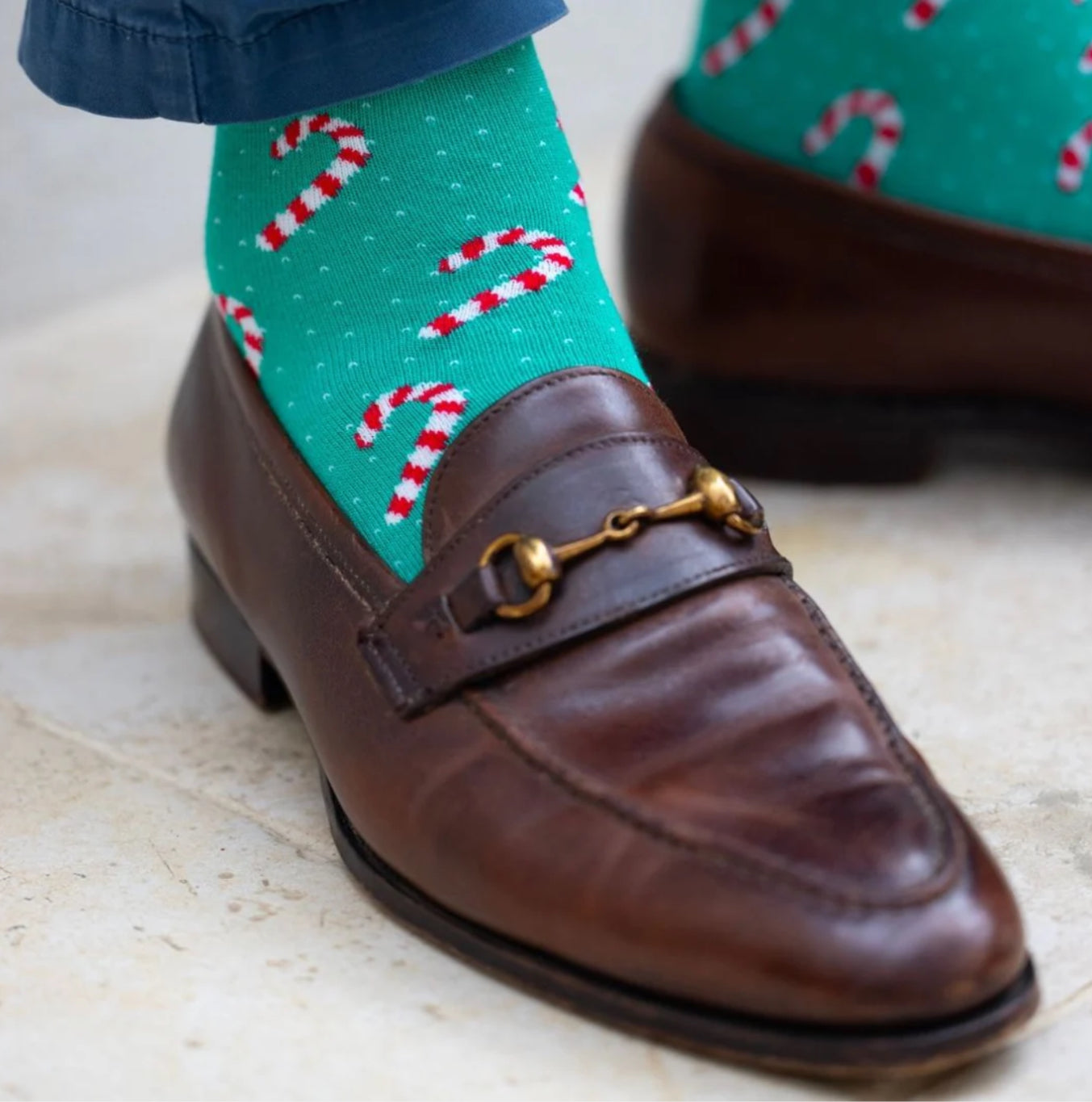 MOTIF CHRISTMAS CRACKER - 2 PAIRS OF BAMBOO SOCKS (HIS)