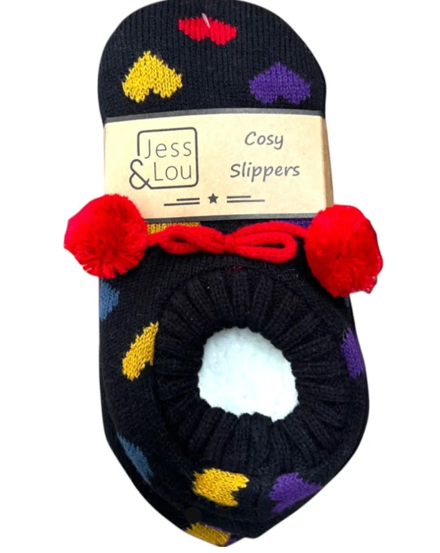 Heart Cosy Slippers