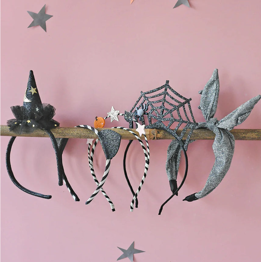 Shimmer Bat Tie Headband