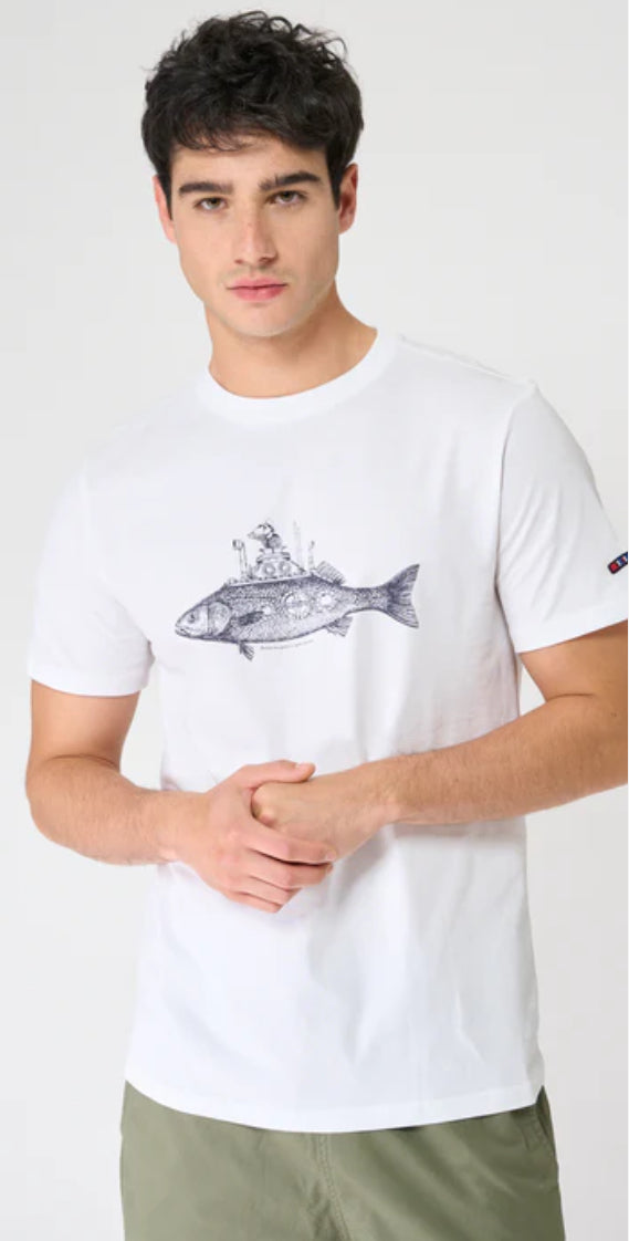 T-SHIRT WITH SUBMARINE FISH