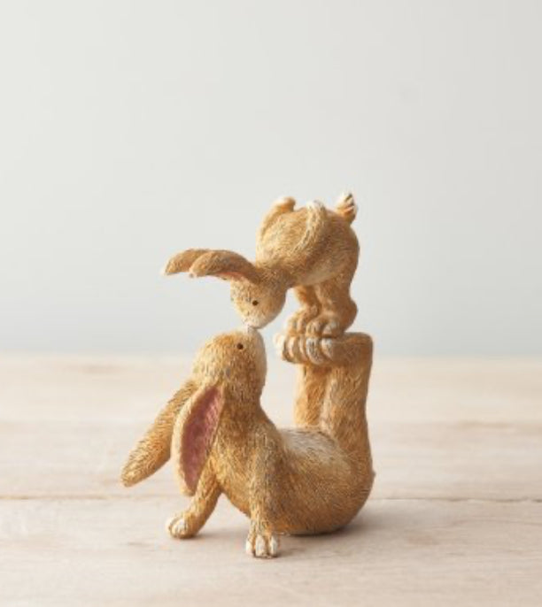 Kissing Bunnies Ornament