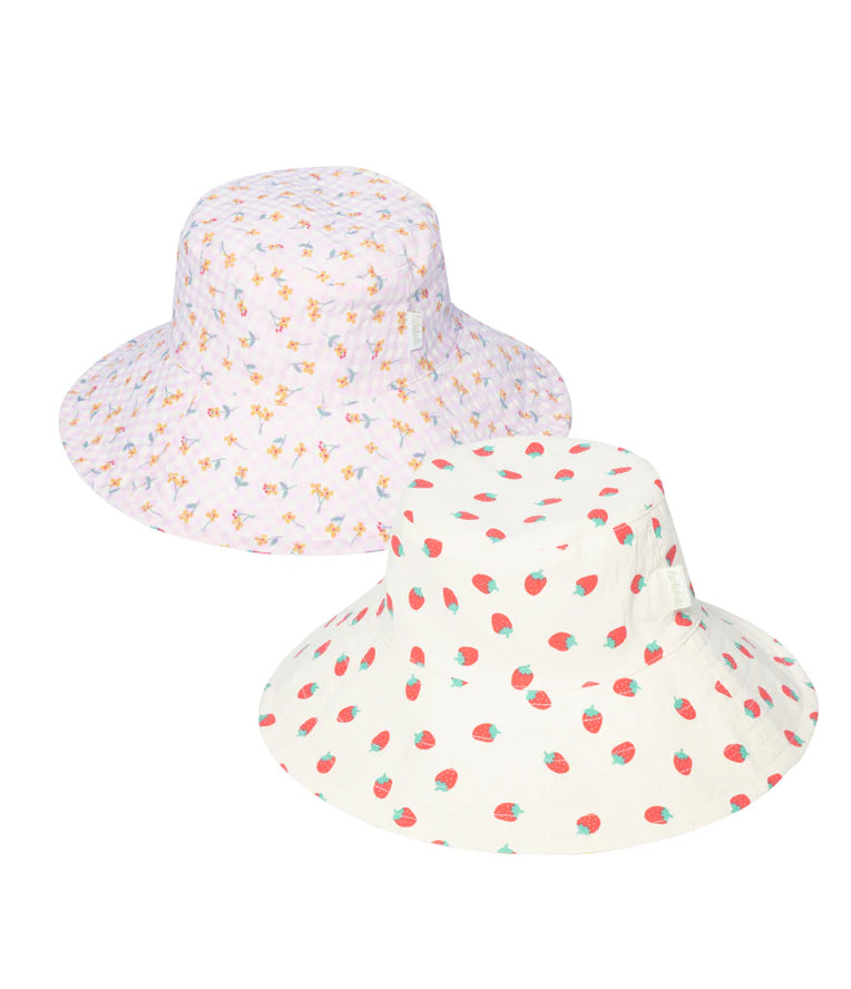 Strawberry Fair Reversible Sun Hat