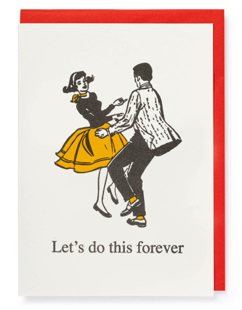 Let’s do this forever card